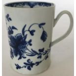 An 18th Century Worcester porcelain slightly taper