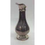 A good quality French silver miniature ewer of bal