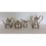 A good quality German four piece tea and coffee se