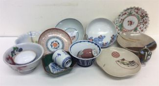 A quantity of mostly Japanese pottery and porcelai