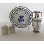 An 18th Century Furstenberg blue and white porcela