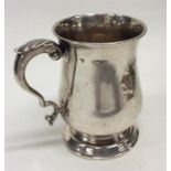 A good Georgian-style silver half pint mug. London