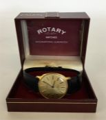 A gent's gold plated Rotary wristwatch. Est. £20 -
