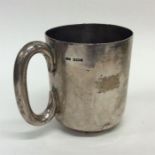 A silver half pint tankard. Sheffield 1905. Approx