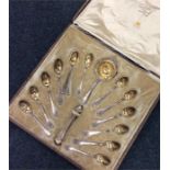 A good quality Continental silver cutlery service