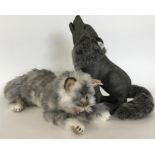 STEIFF: Two Steiff toys to include "Wolf" numbered