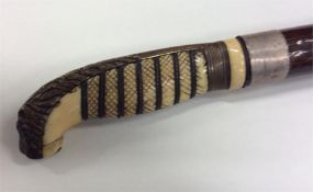 A 19th Century Policeman's sword with brass mounts and