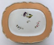 An early 19th Century Spode meat dish finely paint