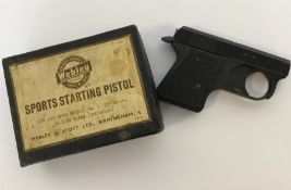 A Webley starting pistol contained within original