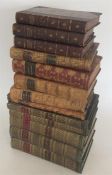 BINDINGS: 13 leather bindings, incl. Dickens. Est. £30 -