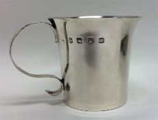 A good quality silver mug of tapering form. Britan