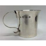 A good quality silver mug of tapering form. Britan