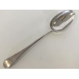 A Georgian bottom marked OE silver tablespoon. Lon