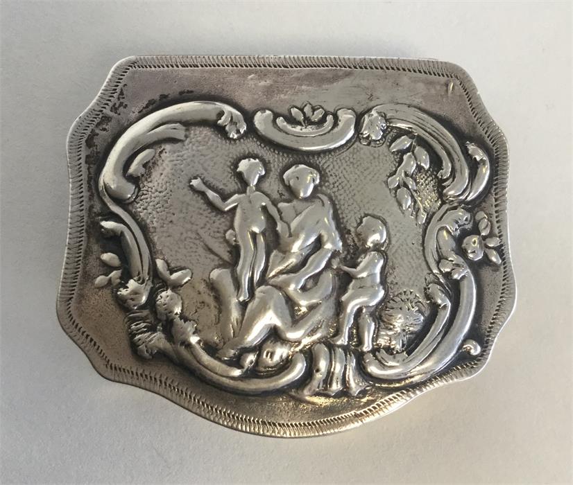 A fancy Continental silver box depicting a Jewish - Image 2 of 3