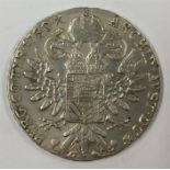 A silver 1 Taler Maria Theresia Austria Hungary 17