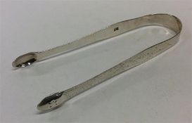 A pair of Georgian Hester Bateman bright cut silve