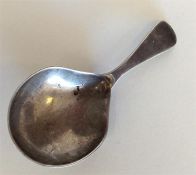 A Georgian silver OE caddy spoon. London. By TB. A