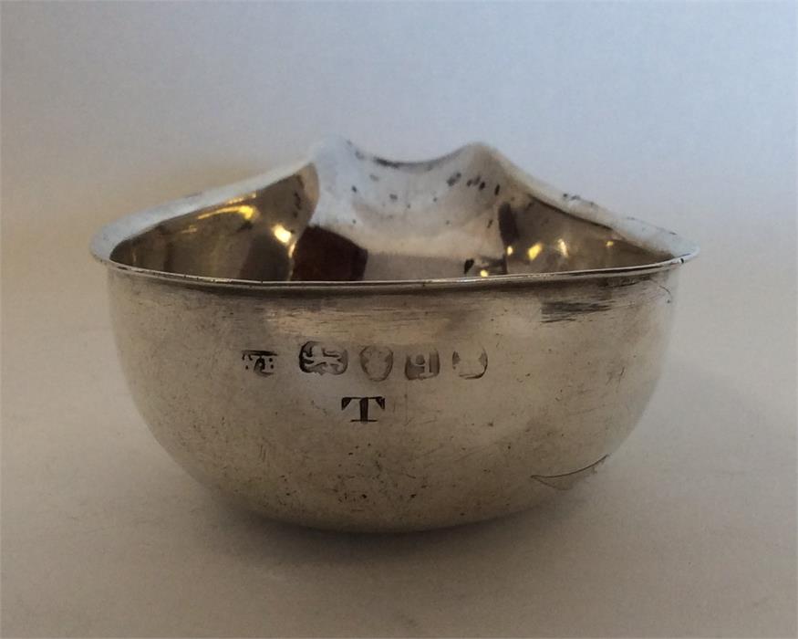 A Georgian silver pap boat with plain border and p - Image 2 of 2