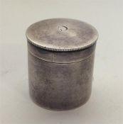 An in-date Victorian silver counter box with hinge