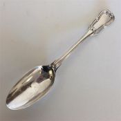 A good Continental silver spoon with reeded decora