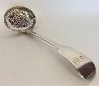 EXETER: A Victorian silver fiddle pattern sifter s
