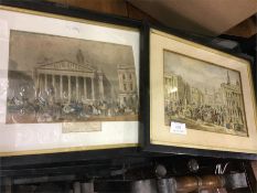 Two framed and glazed London pictures.