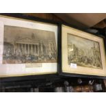 Two framed and glazed London pictures.