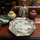 Asian and other decorative china.