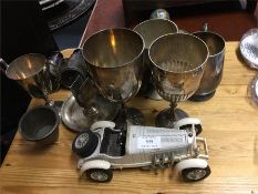 A large quantity of nickel and plated wares.