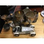 A large quantity of nickel and plated wares.