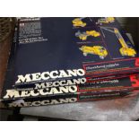 Two sets of boxed Meccano.