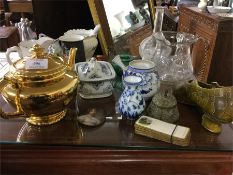 Decorative Antique pottery, oval miniature etc.