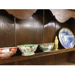 Oriental bowls etc.