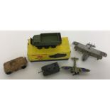 DINKY: A boxed die-cast tank together with other M