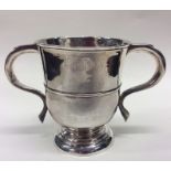 A good Georgian silver two handled trophy cup of t