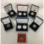 A collection of Proof silver and other coinage. Es