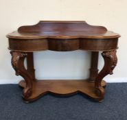 A good Victorian mahogany dressing chest decorated