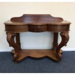 A good Victorian mahogany dressing chest decorated