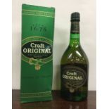 1 x 75cl bottle of Croft Original Fine Old Pale Cream Sherry in box. (1)