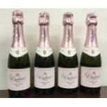 Four x 37.5cl bottles of Marks & Spencer Oudinot Cuvée Rosé. (4)