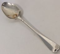 An early rat tail spoon. Punched "HB" to back. Est