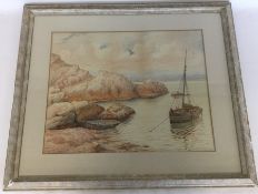 W H WEBB: A framed and glazed watercolour depictin