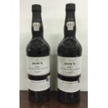 Two x 75cl bottles of Dow's Late Bottled Vintage Port 2003. (2)