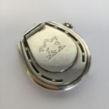 An unusual "Go-To-Bed" silver vesta in the form of
