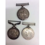 A 1914 war medal together with a Defence medal and