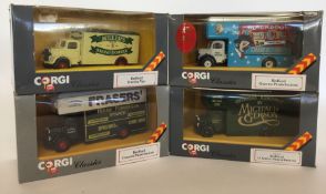 CORGI: Four boxed die-cast model Bedford Vans numb