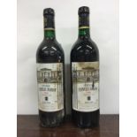 2 x 750ml bottles of Château Léoville Barton 1988