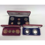 A Royal Mint 1966 cased Jersey coin set together w