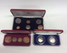 A Royal Mint 1966 cased Jersey coin set together w
