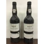 Two x 75cl bottles of Dow's Late Bottled Vintage Port 2003. (2)